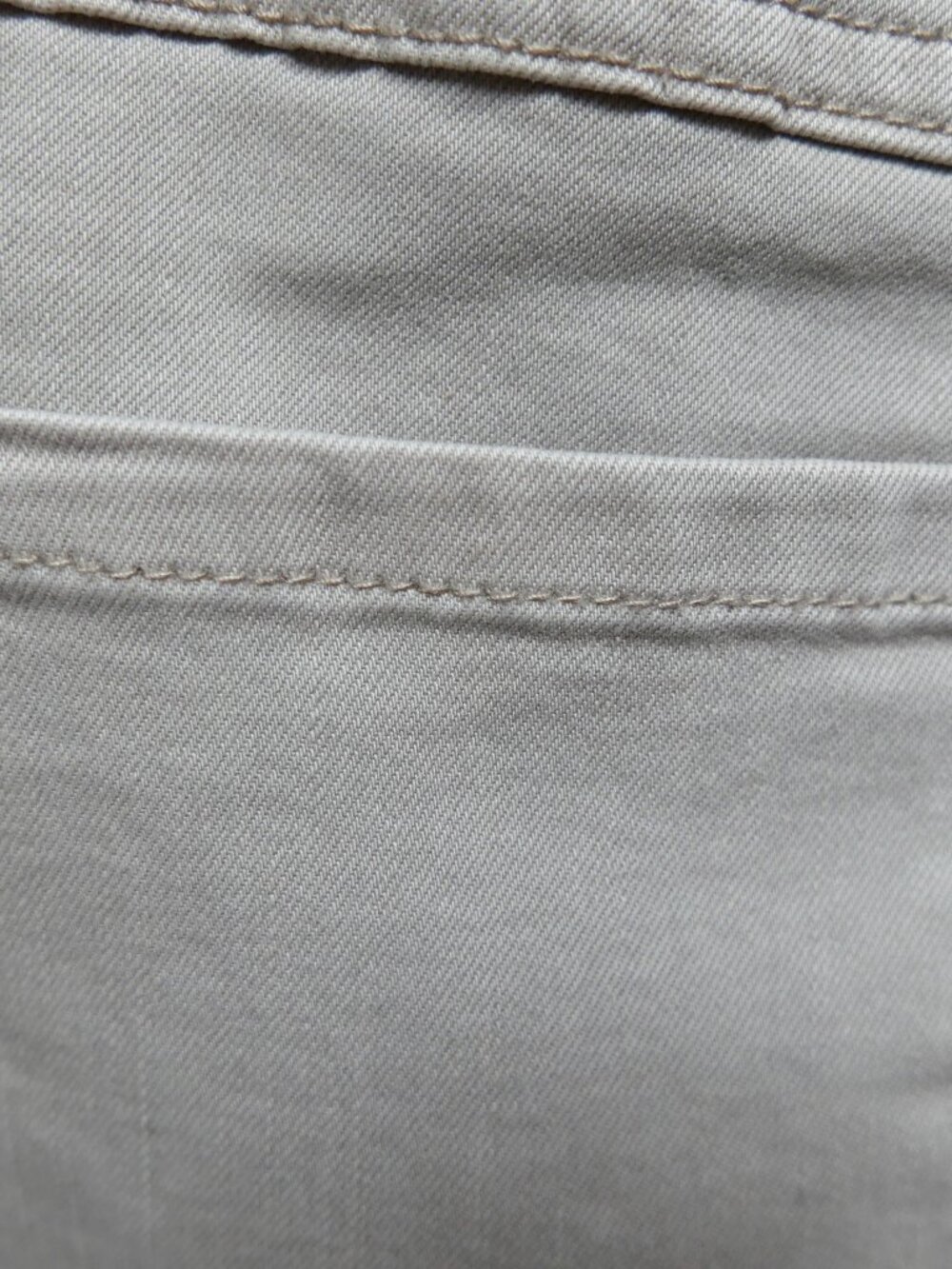 Joseph Ribkoff Jeans Taupe Beige Rhinestone Cuffed Pants Size 10 - Picture 8 of 11